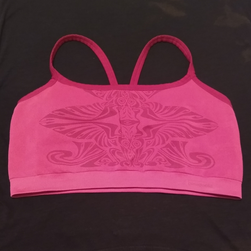 Patagonia Capilene Sports Bra Raspberry Size Large